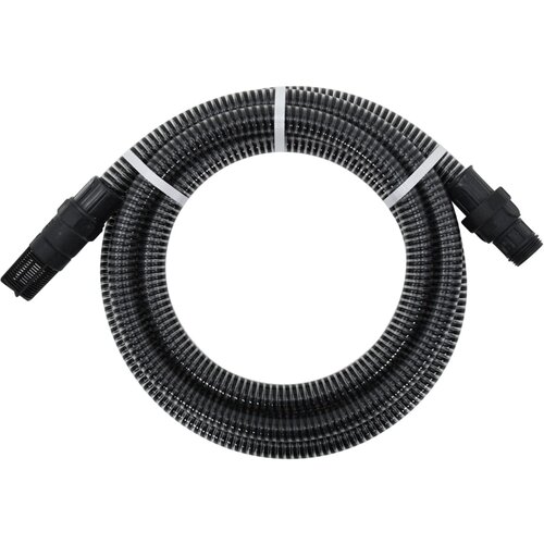 vidaXL Sesalna cev s PVC nastavki 4 m 22 mm črne barve Cene