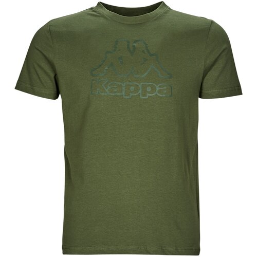 Kappa Muška majica Logo Creamy, Maslina Slike