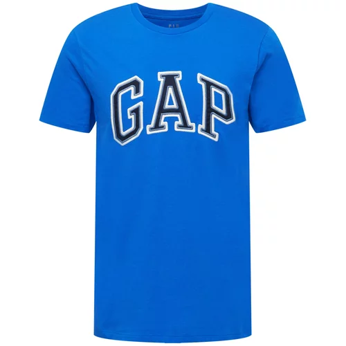 GAP Majica 'BAS' modra / dimno modra / nočno modra / bela