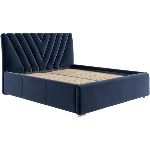 Boxxx OBLAZINJENA POSTELJA 180 cm x 200 cm , tekstil modra Slike
