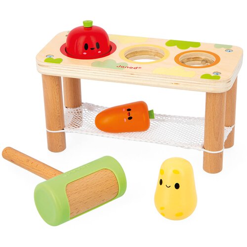 Janod® drvena stanica za igru tap tap vegetables Cijene