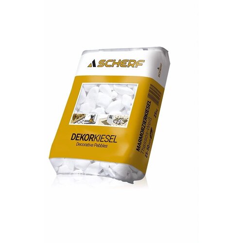 Scherf Dekorativni kamen Oblutak Thassos, 25-50mm, 25kg, Beli Slike