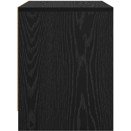  Noćni ormar Crni hrast 45 x 34 x 44,5 cm Konstruirano drvo Slike
