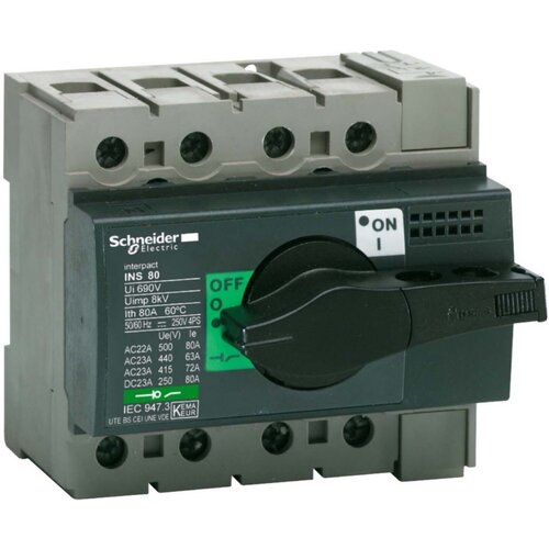 SCHNEIDER APC Schneider Electric stikalo za prekinitev obremenitve INS40 4p Interpact 28901, (21224000) Cene