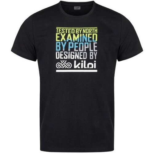 Kilpi Men's cotton T-shirt TYPON-M BLACK Cene