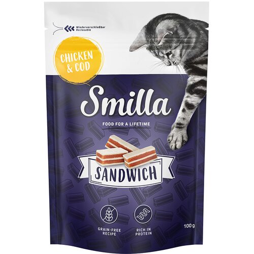 Smilla Sandwich Snack piletina i bakalar - 3 x 100 g Cijene