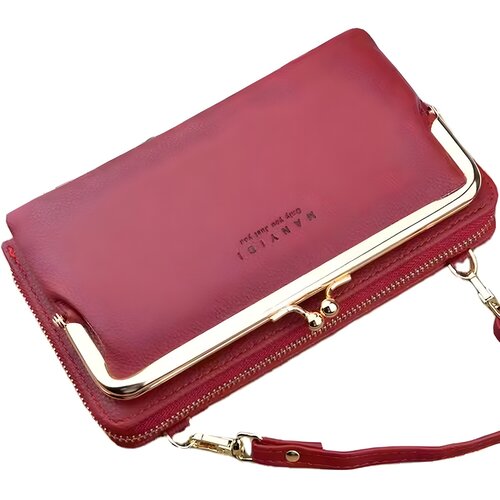 IZMAEL Crossbody Denarnica UM-35791 - Rdeča Cene