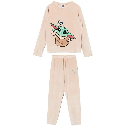 Cropp ženska pidžama Baby Yoda - Slonovača  8969V-02X