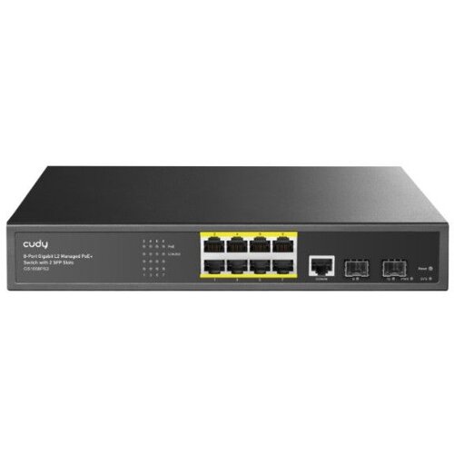  GS2008PS2 8-Port Layer 2 Managed Gigabit PoE+ Switch with 2 Gigabit SFP Slots, 120W Cene