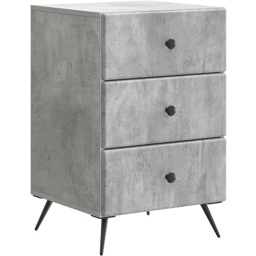  Noćni ormar Betonska siva 43 x 41 x 66,5 cm Konstruirano drvo Slike