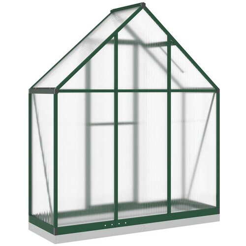  Staklenik s okvirom zeleni 169 x 58 x 202 cm aluminijski Slike