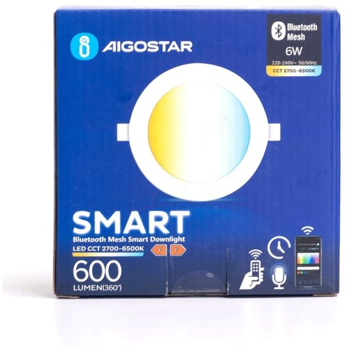 Aigostar LED prigu&amp;scaron;iva ugradna svetiljka LED/6W/230V 2700-6500K bela Slike