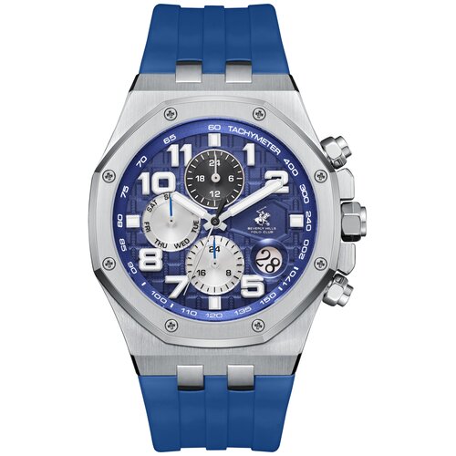 Beverly Hills Polo Club Muški sat BP3783X.399, Plavo kućište, Plave boje Cene