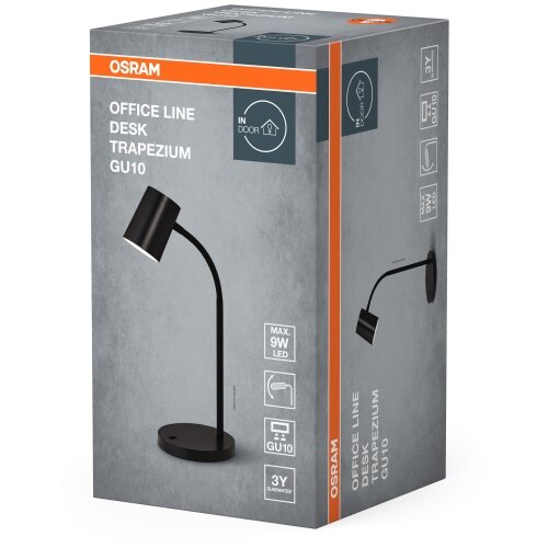 Osram Stona lampa DESK LINE 1xGU10/9W/230V crna Slike
