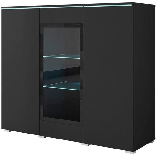 P & B Visoka Komoda Vera 120, Črna, Led Cene
