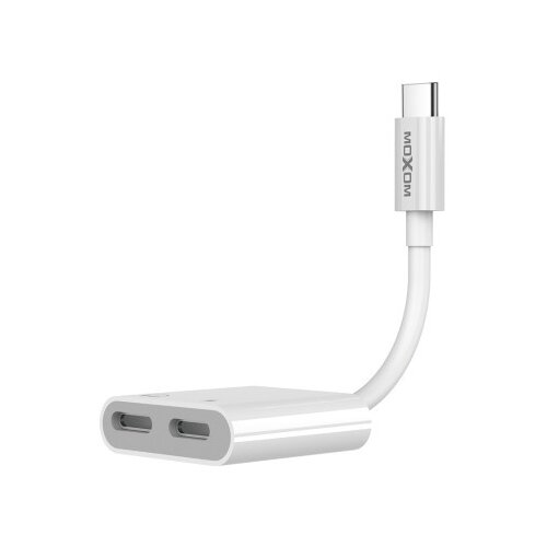 Moxom Adapter audio mx-ax20 type c na type-c (music out only) + charging ( AD442 ) Slike