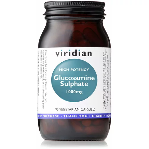 Viridian Nutrition Aktiven Glukozamin Sulfat (veganski) Viridian, 1000mg (90 kapsul)