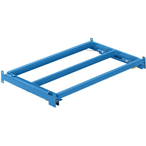 LISTA Izvlečni okvir, ŠxG 1290 x 860 mm, obremenitev police 1000 kg, izvlek 65%, svetlo modra Cene