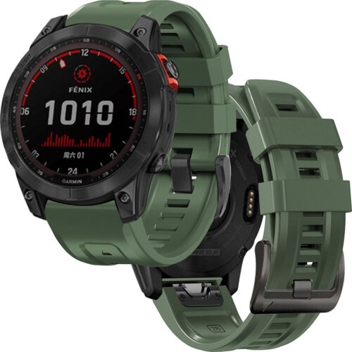 TECH-PROTECT ICONBAND ZA GARMIN FENIX 5 6 6 PRO 7 ARMY GREEN STRIPES, (22069406) Cene