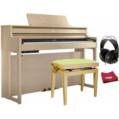 Roland hp 704 light oak set light oak digitalni piano
