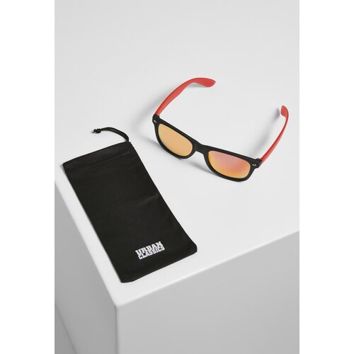 Urban Classics Accessoires Likoma Mirror UC Sunglasses Black/Red Slike