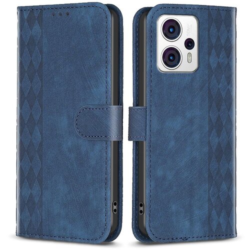 INORCO Odporen na udarce ovitek za Motorola Moto G13 4G/G23 4G/G53 5G etui denarnica s stojalom za telefon z vzorcem odtisa, (22036797) Slike