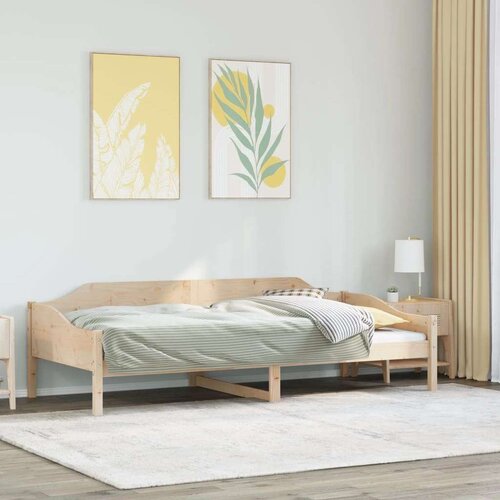  Okvir kreveta bez madraca 90 x 200 cm od masivne borovine Slike