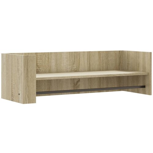 Maison Chic Stenska polica - Viseča Polica sonoma hrast 100x35x30,5 cm inženirski les, (21758659) Cene