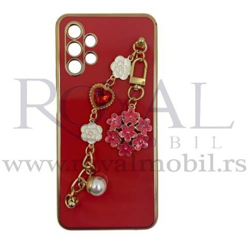  futrola elegant sa priveskom za xiaomi redmi note 11S crvena Slike