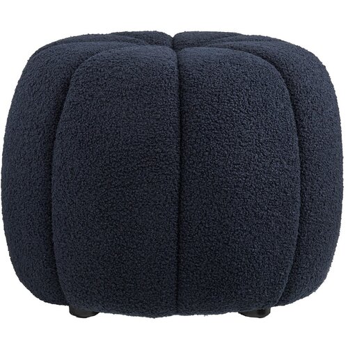 House Nordic Tamno plavi tabure od bouclé tkanine Paisley – Cijene