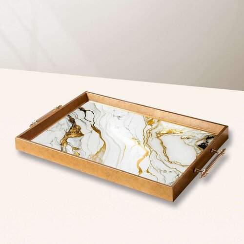 Aberto Design Poslužavnik TPEA10037 50 x 29 x 3.5 cm, Šareni Cene