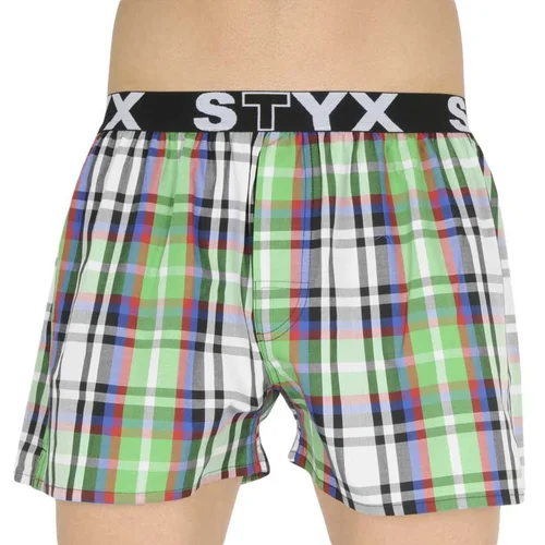 STYX Men's shorts sports rubber multicolor