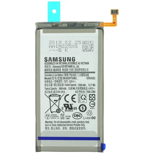Samsung Baterija za Galaxy S10 / SM-G973, originalna, 3400 mAh