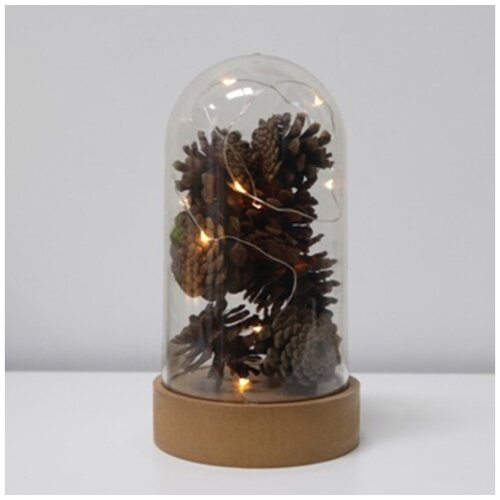 Dekordom novogodišnja dekoracija LED CLOCHE XM6056 - Pinecone Cene