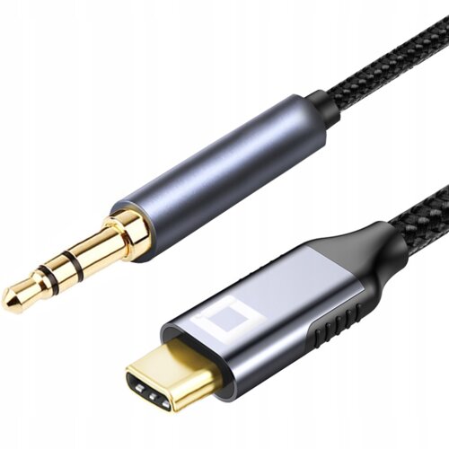 Co2 KABEL USB-C AUX ADAPTER MINI JACK 3,5 DO SAMSUNG DAC 1M, (21748406) Slike
