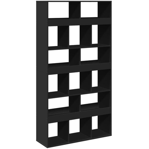 VidaXL Knjižna omara črna 100x33x187,5 cm inženirski les, (21413402) Slike