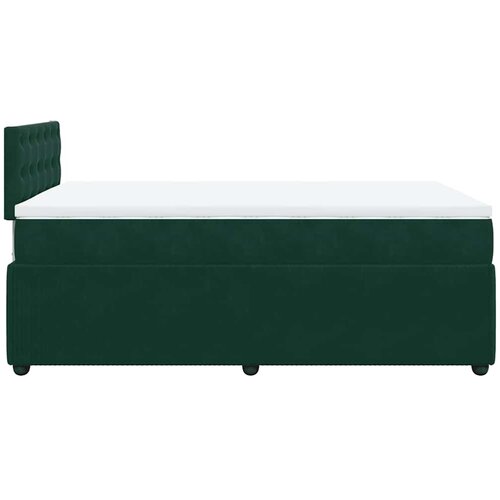 Box spring krevet s madracem tamnozeleni 120x200 cm bar&amp;scaron;unasti Slike