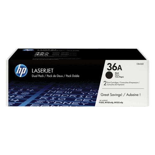 HP Toner CB436AD (črna), dvojno pakiranje, original Cene