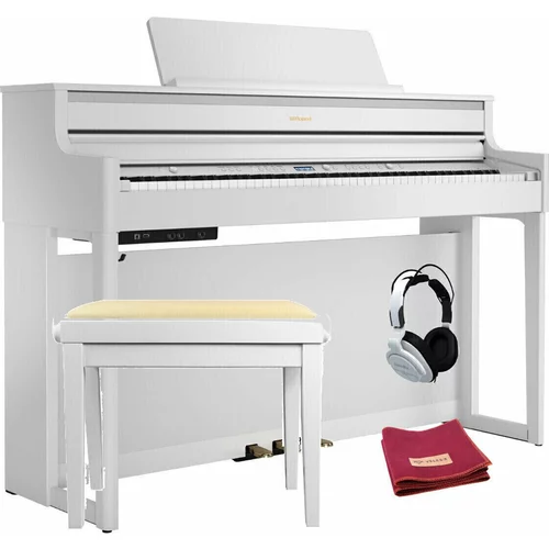 Roland HP 704 SET Matte White Digitalni pianino