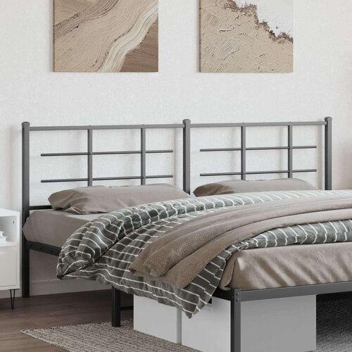  Metalno uzglavlje crno 200 cm Cene