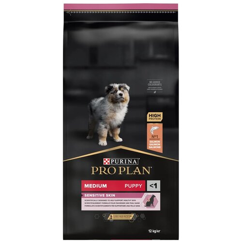 Purina Pro Plan granule za &amp;scaron;tence srednjih rasa, losos Slike