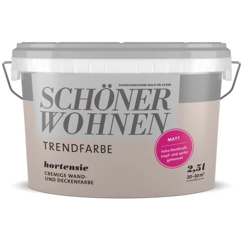 SCHÖNER WOHNEN Notranja disperzijska barva Schöner Wohnen Trend (2,5 l, hortenzija)