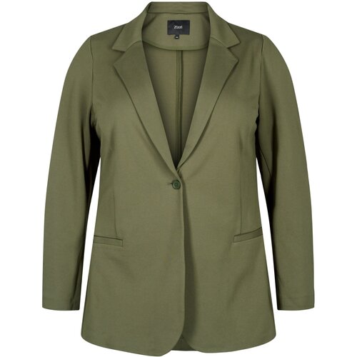Zizzi Blazer &amp;#039;Maddie&amp;#039; temno zelena Slike