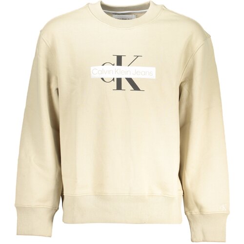 Calvin Klein MEN&amp;amp;#39;S BEIGE ZIPLESS SWEATSHIRT Slike