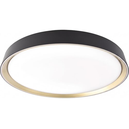  LED stropno svetlo ILVI, prigu&amp;scaron;iva, LED/45W/230V 2700-6500K prečnik 50 cm crna/mesing + daljinski upravljač Slike