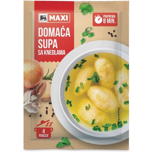 Maxi Supa domaca sa knedalama 70g Slike