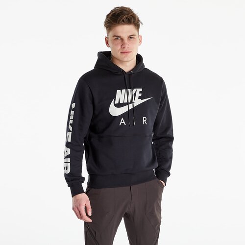 Nike Air Brushed Back Pullover Hoodie Photon Dust/ Particle Grey/ Hyper Royal Slike