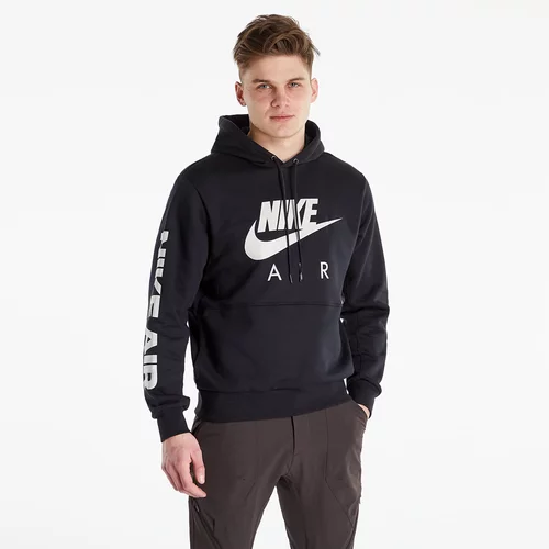 Nike Air Brushed Back Pullover Hoodie Photon Dust/ Particle Grey/ Hyper Royal