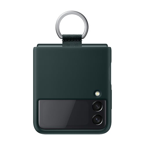 Samsung original silikonski Ring ovitek EF-PF711TGE za Galaxy Z Flip 3 F711 - zelen Cene