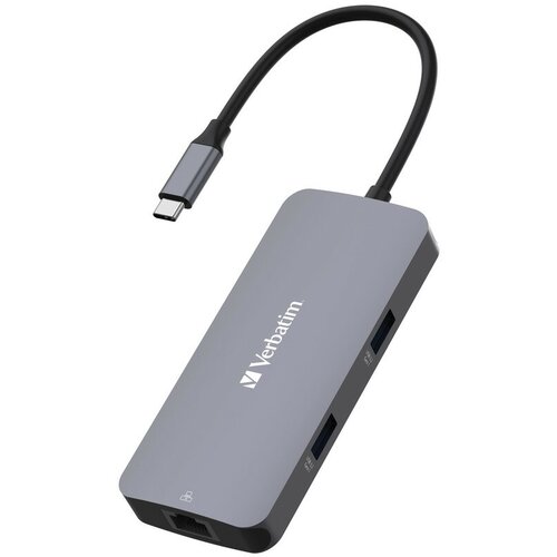 Verbatim ADAPTERI USB-C HUB TO 2X USB-A 3.2, HDMI, GIGABIT ETHERNET Cene